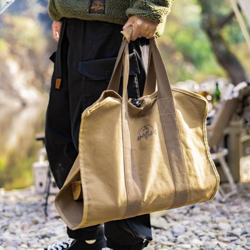 Canvas Firewood Bag