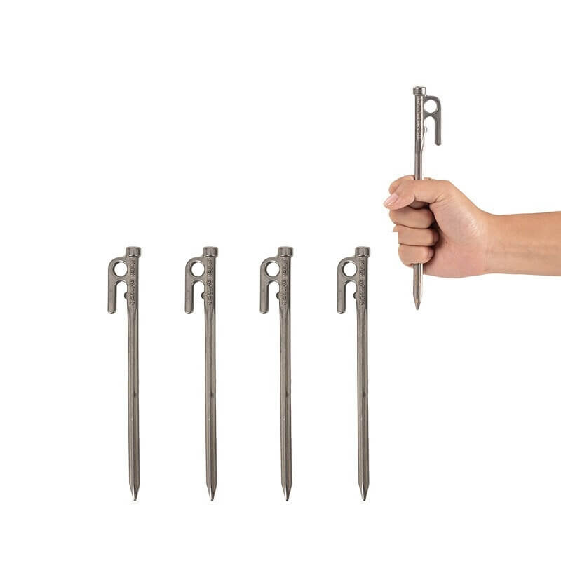 Quad-Lug Cast Steel Stake