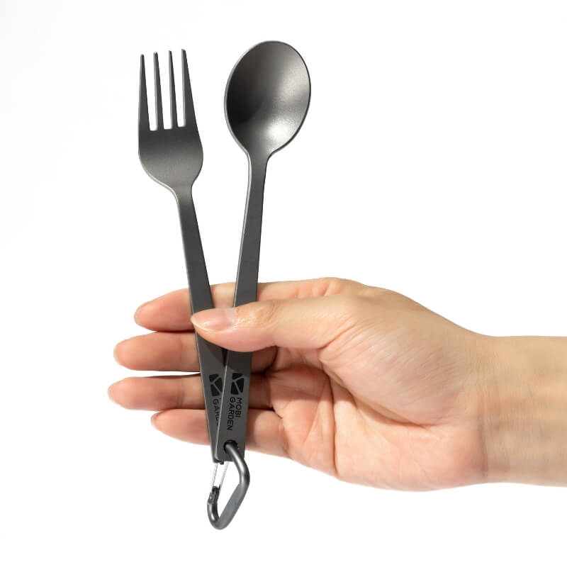XiangYan Titanium Fork & Spoon Set - LINE FRIENDS