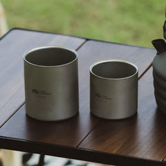 Xiangyan Double-Walled Handleless Titanium Cup