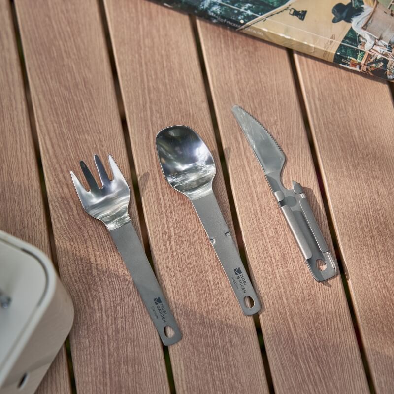 Xiangyan Titanium Knife & Fork & Spoon Set