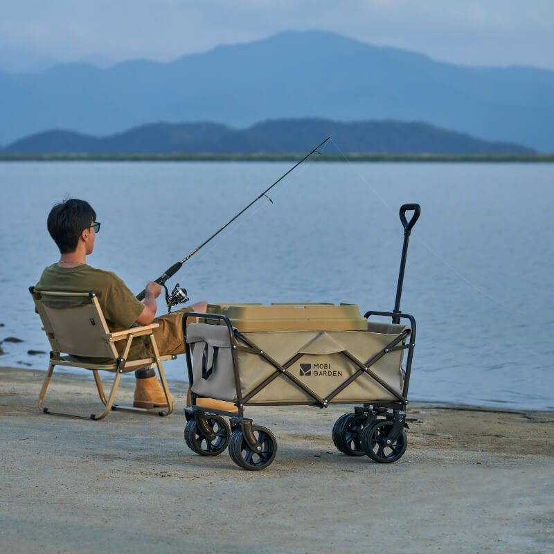 Xingji Folding Wagon Wide Wheels