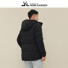 Men's Removable Hood Goose Down Jacket