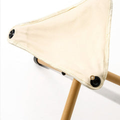 Yun Lin Solid Wood Triangular Chair - Mobi Garden