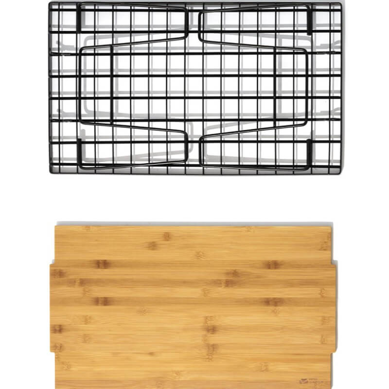 Ji Bei Folding Iron Table - Mobi Garden