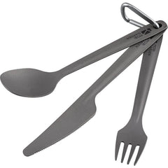Xiang Yan Titanium Knife & Fork & Spoon Set - Mobi Garden